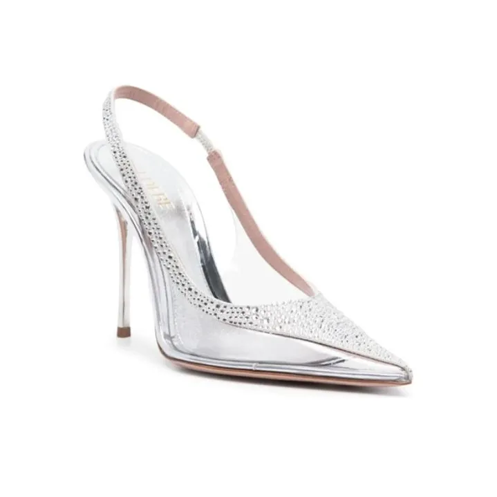 Gedebe Clo 11mm Crystal embellished Pumps-2