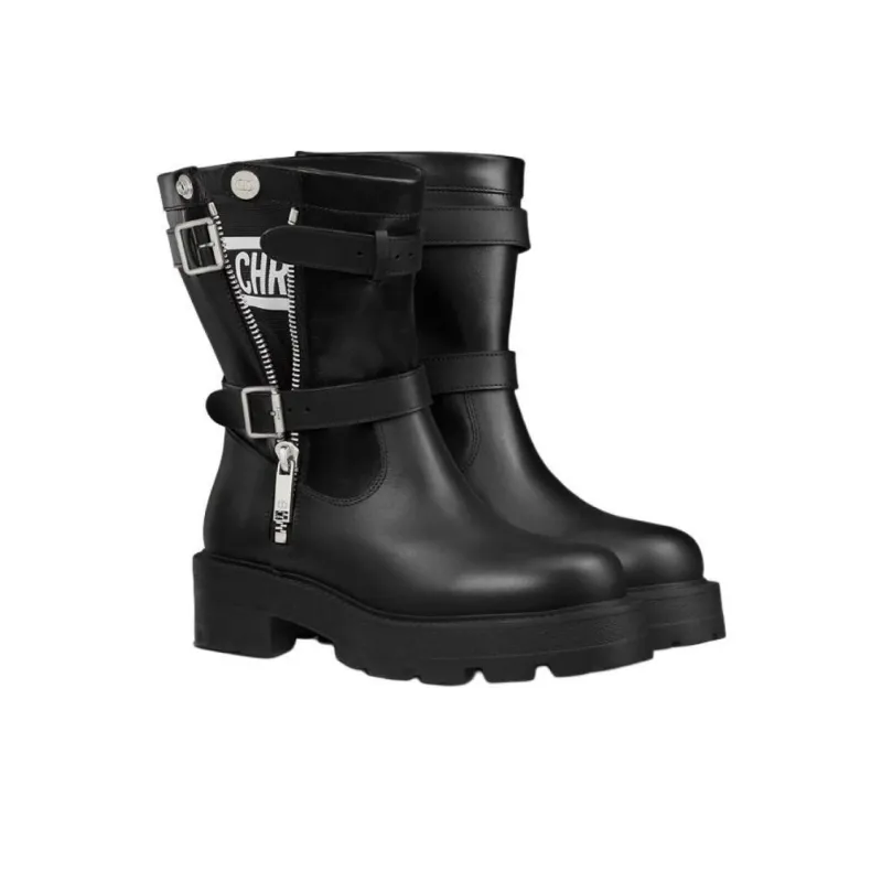 DIOR D Major Ankle Boots 4.5cm Women's Black-2