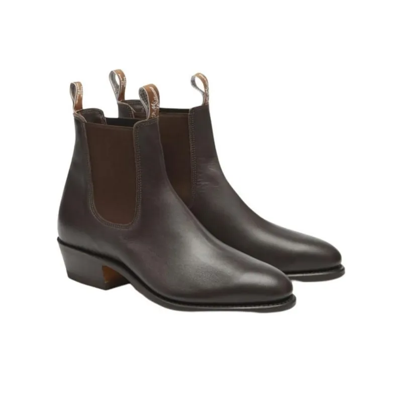 R.M.WILLIAMS Short Chelsea Boots 4cm Men's Dark Brown-2