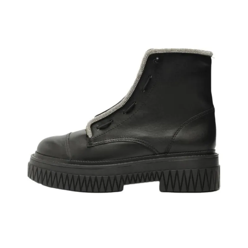 Schutz Amirah Ankle Boots 5cm Women's Black-0