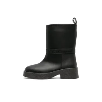 Stella McCartney Logo Lettering Pull On Ankle Boots Women's