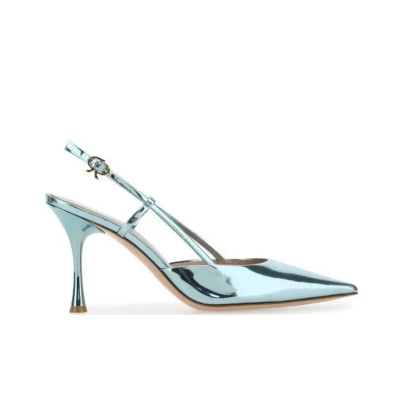 GIANVITO ROSSI Slim Heel High Heels 8.5cm Women's Light Blue-1