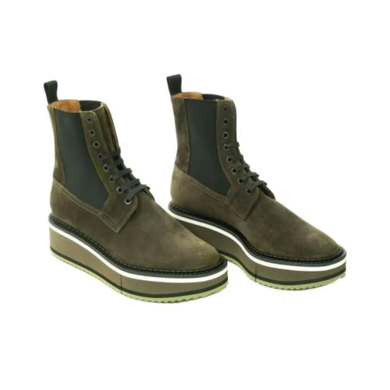 CLERGERIE Brendy Ankle Boots Women's Green-3