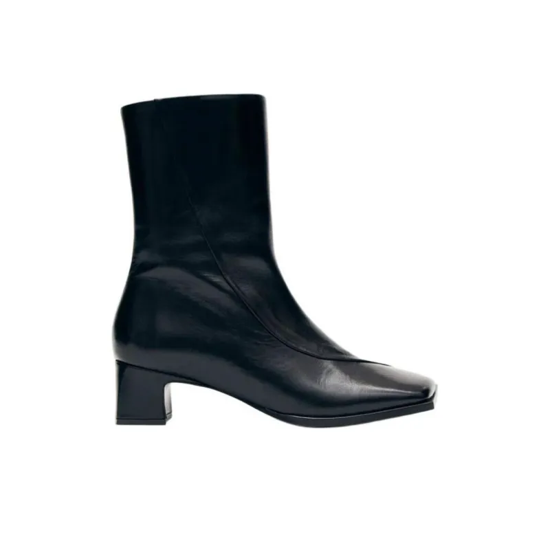 ALOHAS Ankle Boots 4.5cm Women's Black-1