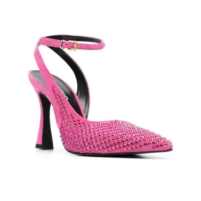 PINKO Slim Heel High Heels 7cm Women's Pink-2