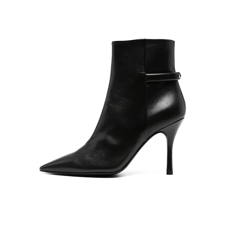Furla Core 90mm Leather Ankle Boots-0