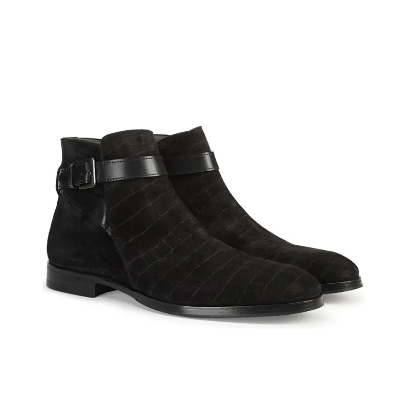 SERGIO ROSSI Ankle Boots Men Black-2