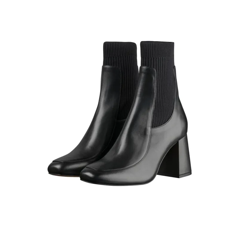 A.P.C Dorothee Chelsea Boots 5cm Women's Black-2