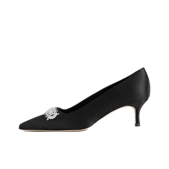 MANOLO BLAHNIK Bottara Slim Heel High Heels 5cm Women's Black