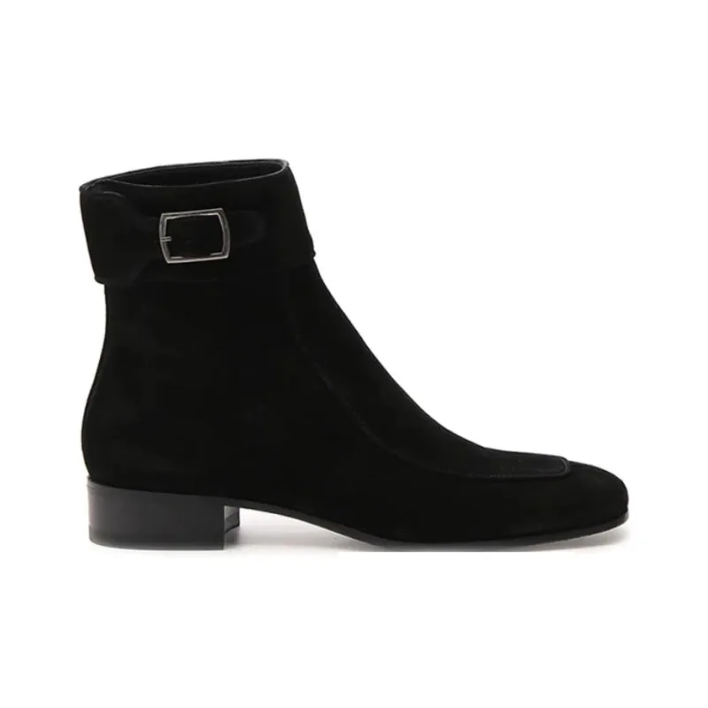 SAINT LAURENT Ankle Boots Men's Black-1