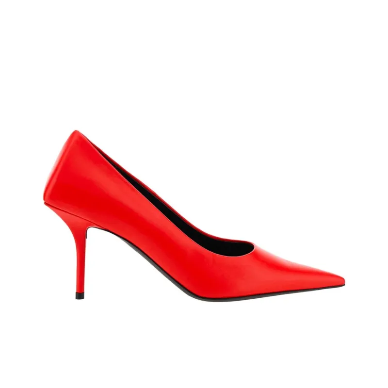 Balenciaga Slim Heel High Heels Women's Red-1