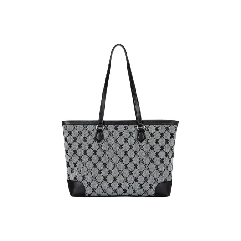 ROBERTA DI CAMERINO Fabric Shoulder Bag Women's Classic Black/Elephant Grey-1