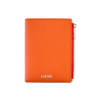 LOEWE Calfskin Wallet Men's Orange