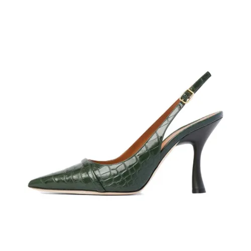 Malone Souliers Jama Slim Heel High Heels 9cm Women's Green