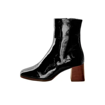 Sezane Ankle Boots 6cm Women's Black