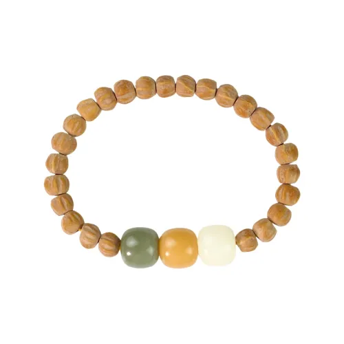 Blooming Petals Cacumen Platycladi Seeds Bracelets Unisex