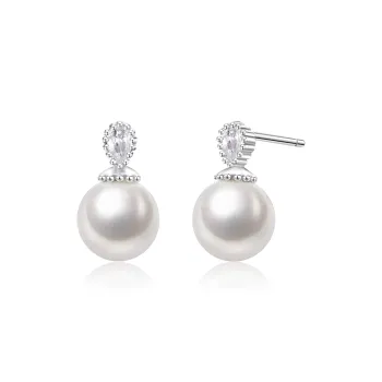Lao Feng Xiang S999 Silver Sterling Silver Earrings, Girl Women's