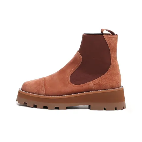 Jimmy Choo Chelsea Boots Women's Caramel