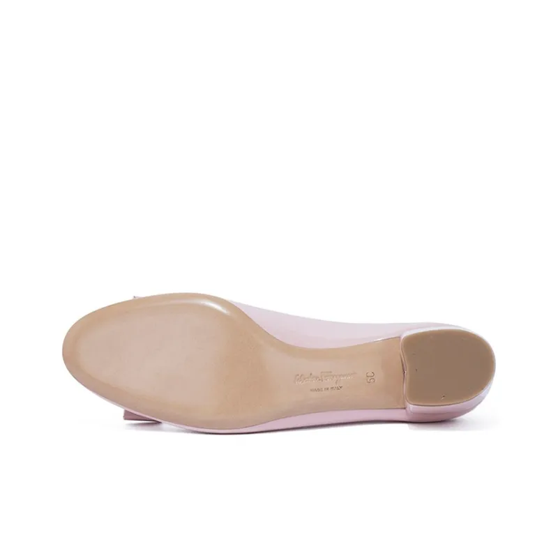 FERRAGAMO 30mm Bow-detail Leather Pumps-3