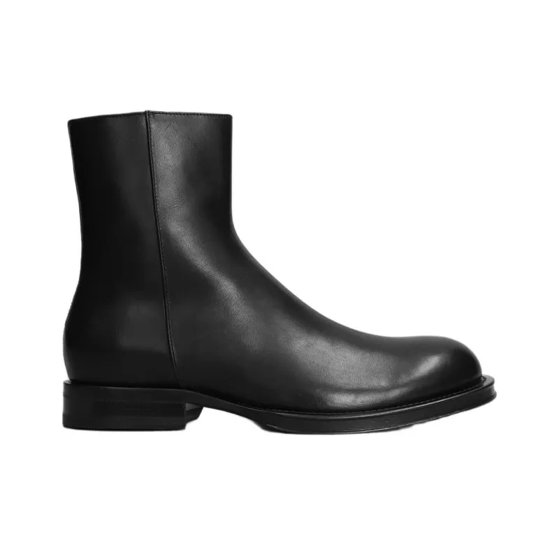 Lanvin Medley Leather Ankle Boots-1