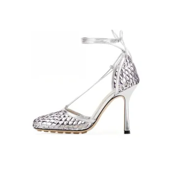 Bottega Veneta Stretched Lace Up Sandals Women's
