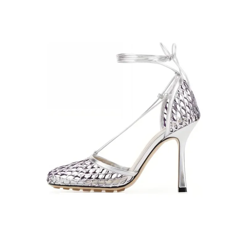 Bottega Veneta Stretched Lace Up Sandals Women's-0