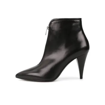 SAINT LAURENT Ankle Boots 9cm Women's Black