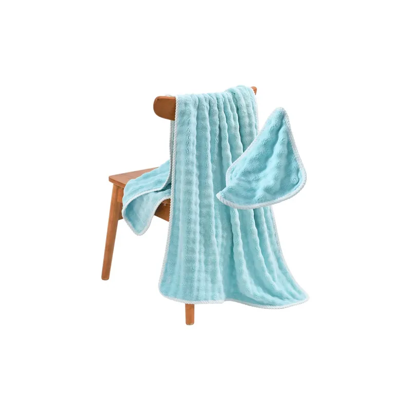 GRACE Thickened Instant Dry Square Scarf Bath Towel Multicolor-5