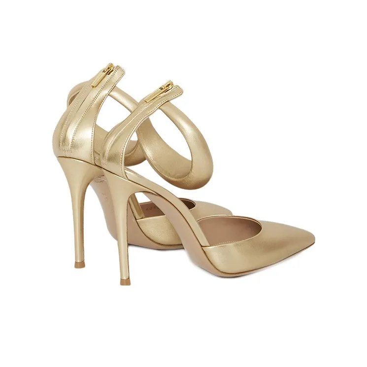 GIANVITO ROSSI Bijoux 105mm Padded-strap Pumps-3