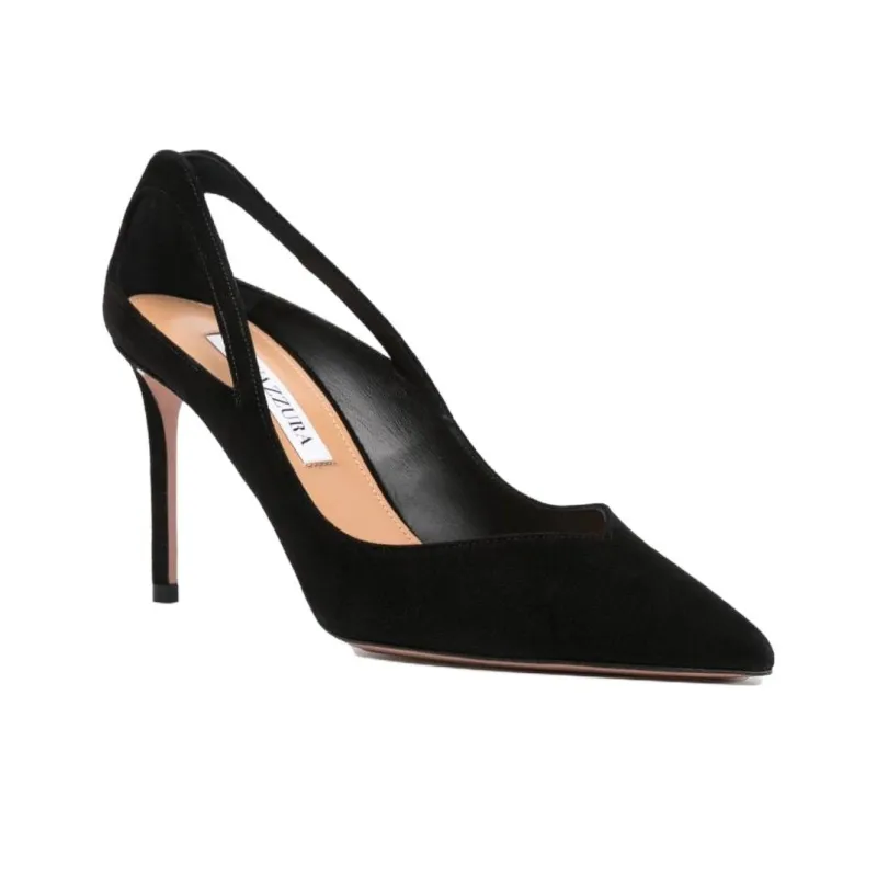 AQUAZZURA Sheeva 85mm Suede Pumps-2