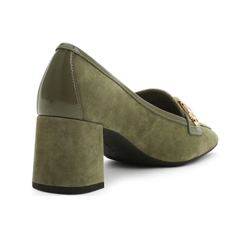 STELLA LUNA BEAM REGIME Chunky Heel High Heels 6cm Women's Green-4