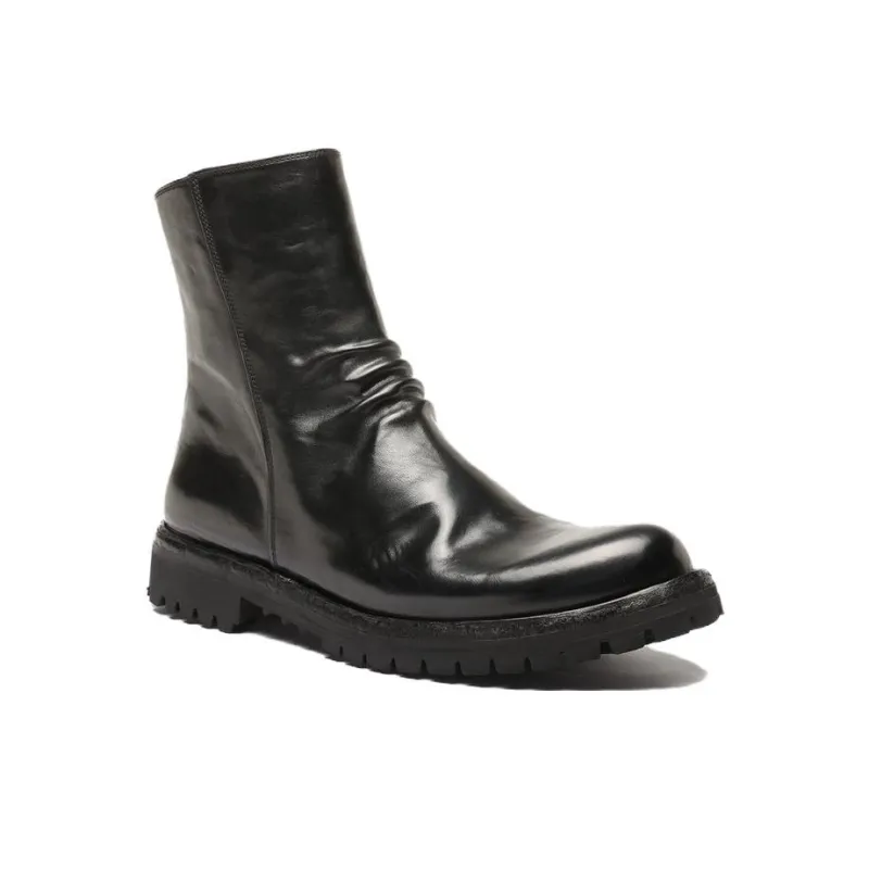 Officine Creative Ikonic Zip up Leather Boots-1