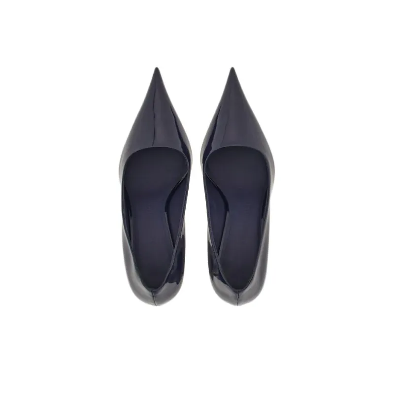FERRAGAMO Wedge Heel High Heels 7cm Women's Blue-3