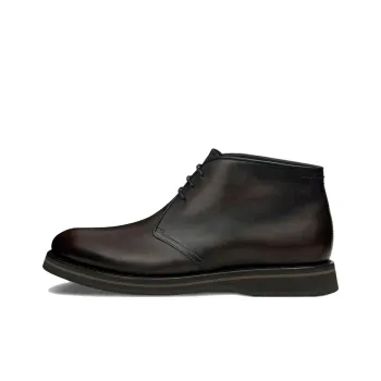 BERLUTI Alessio Ankle Boots Men's Charcoal Brown