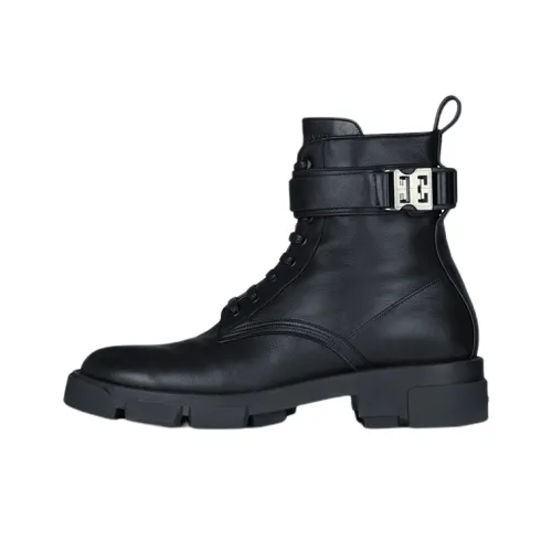 Givenchy Terra Leather Ankle Boots