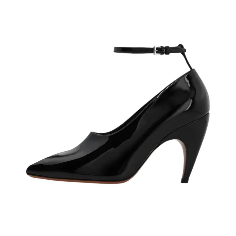 Alaia Slim Heel High Heels 10cm Women's Black-0