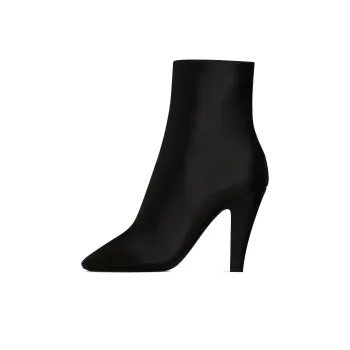 SAINT LAURENT Polished-finish Ankle Boots