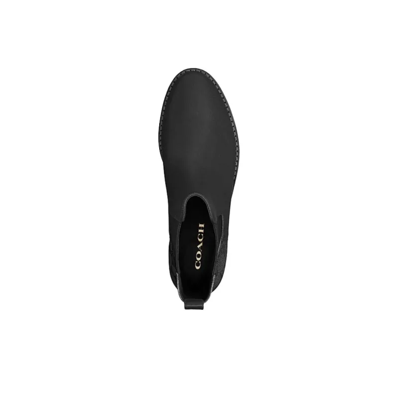 COACH Short Chelsea Boots Women's Black-3