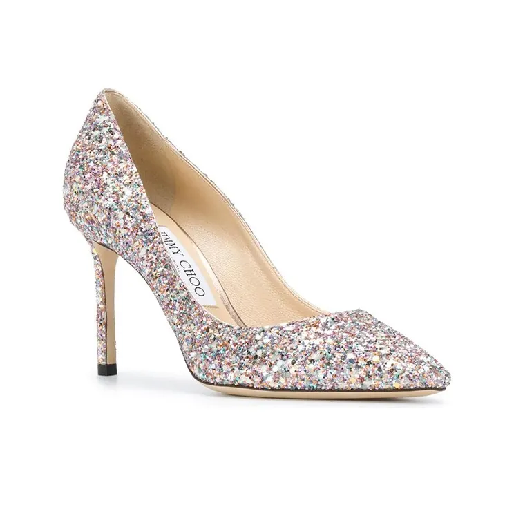 Jimmy Choo ROMY Slim Heel High Heels Women's Multicolor-3
