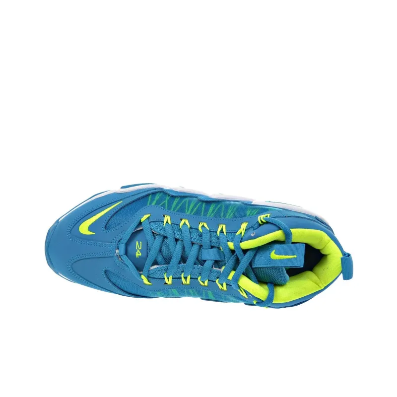 Nike Air Max 360 Anti-Slip Wear-Resistant High-Top Casual Running Shoes Men's Blue White-3