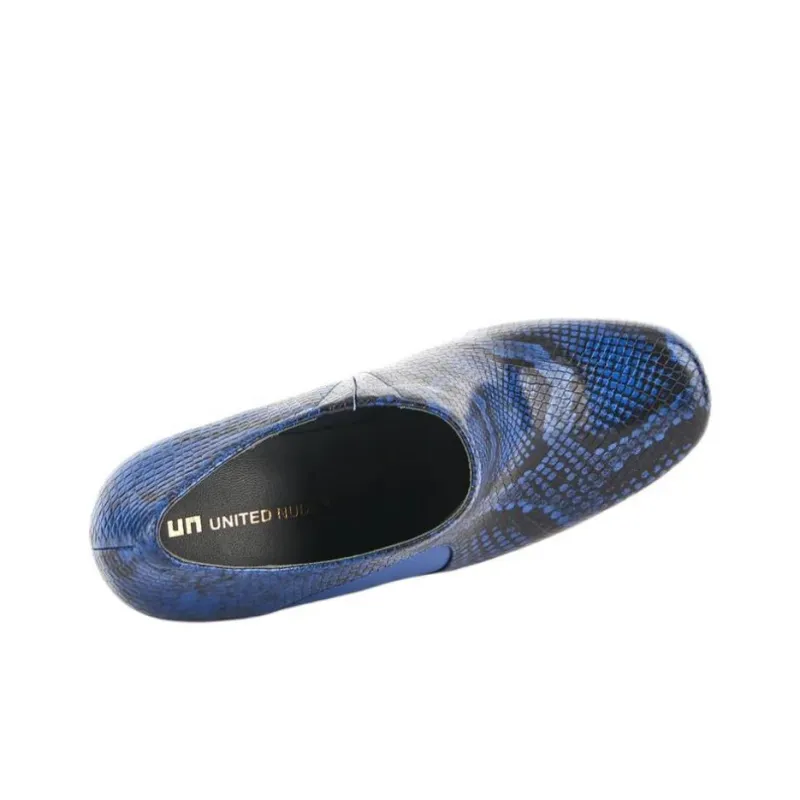 UNITED NUDE Eamz Dot Irregular Heel High Heels 10cm Women's Blue-4