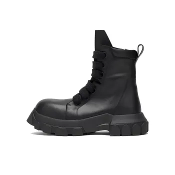 RICK OWENS Bozo Tractor Leather Boots