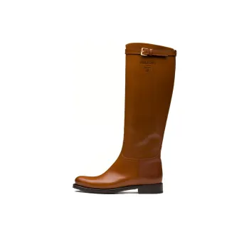 PRADA Knee high Boots Women's Brown