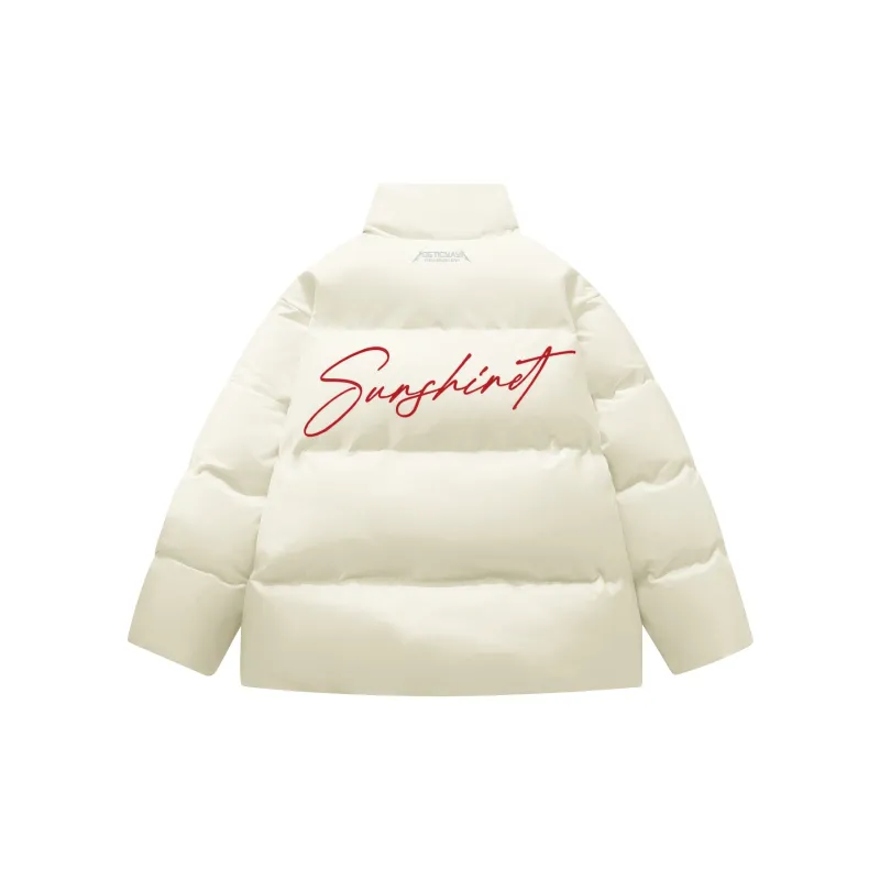 YAYA Down Jacket Unisex Pink White-18