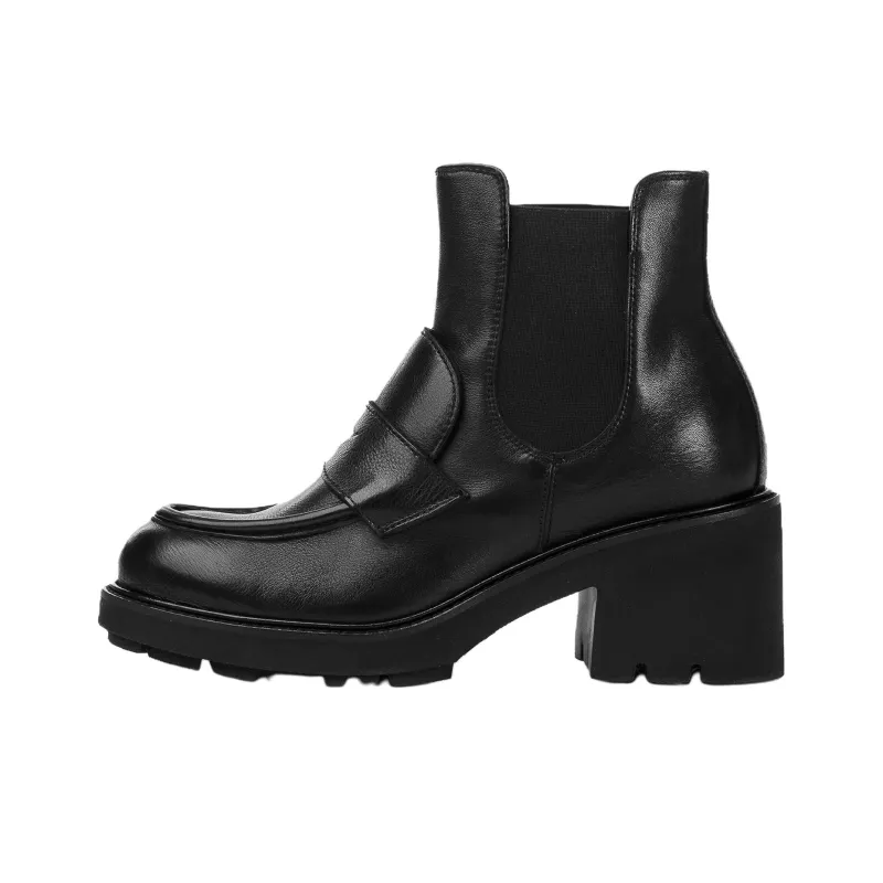 DOUCAL'S 75mm Penny slot Boots Women's-0