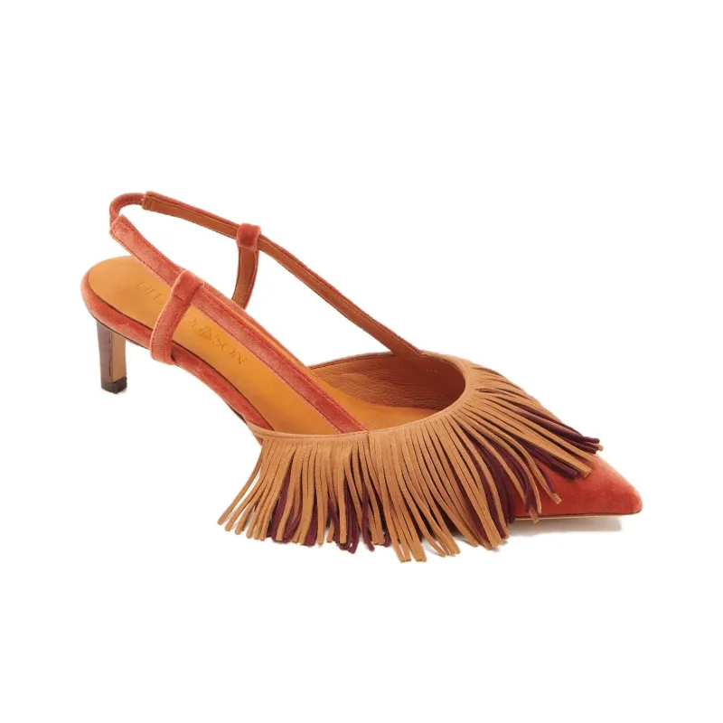 Ulla Johnson Slim Heel High Heels 5cm Women's Brown-2