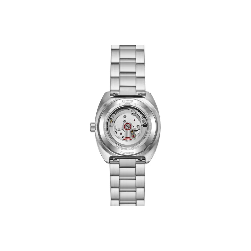 Beijing Voyage Collection Automatic Mechanical Movement Stainless Steel Watchband Watch Men's Watches Silver Dial-11