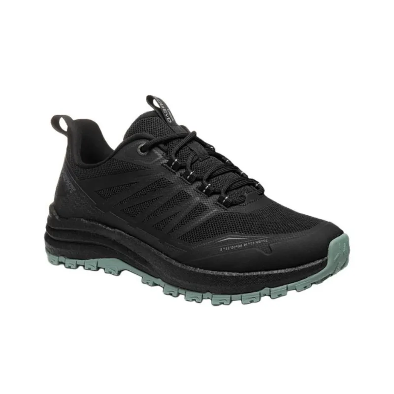 TOREAD Cushioning, Slip Resistant, And Abrasion Resistant Low Top Hiking Shoes Women's Black, Green-1
