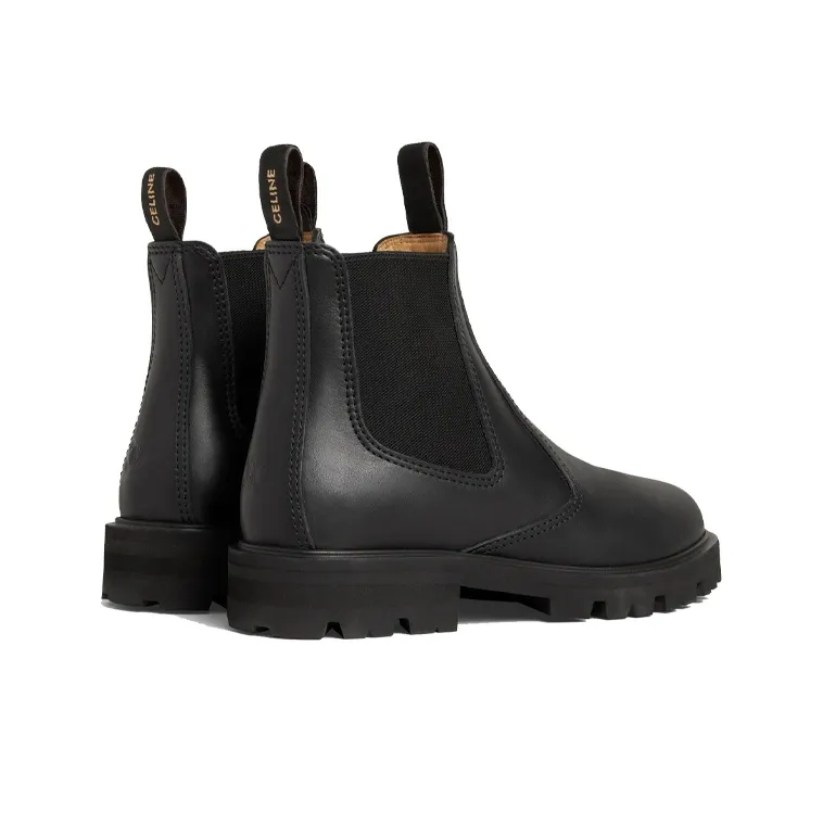 CELINE Short Chelsea Boots Women's Black-3