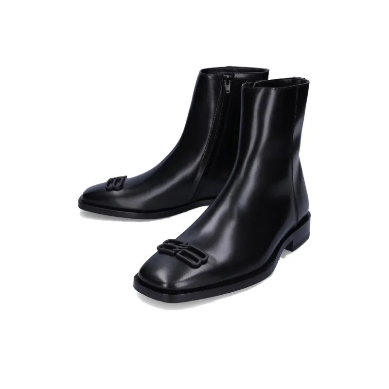 Balenciaga Bb Icon Rim Boots 'Black'-3